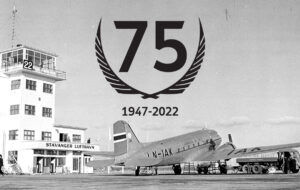 Dakota - DC3 - Stavanger lufthavn - Sola flyplass