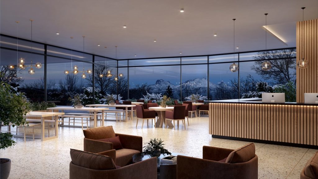 Wood Hotel - Rønvikfjellet - KB Arkitekter - AB Invest - Bodø - Strawberry
