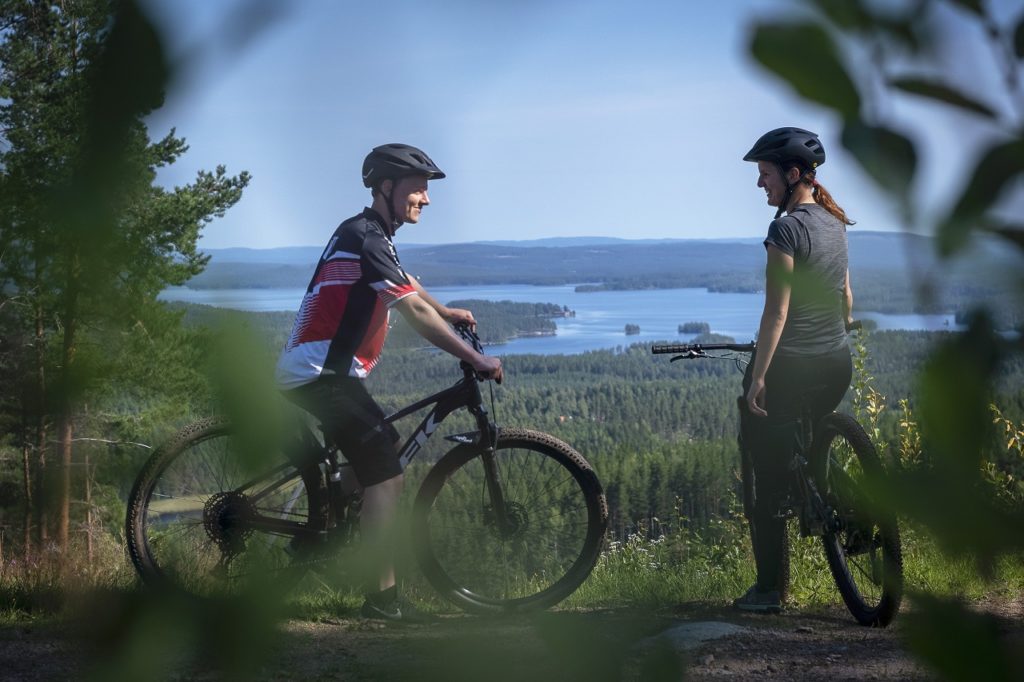 Syklister - MTB - Bjursås - Dalarna - Sverige