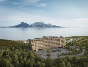 Wood Hotel - Rønvikfjellet - KB Arkitekter - AB Invest - Bodø - Strawberry