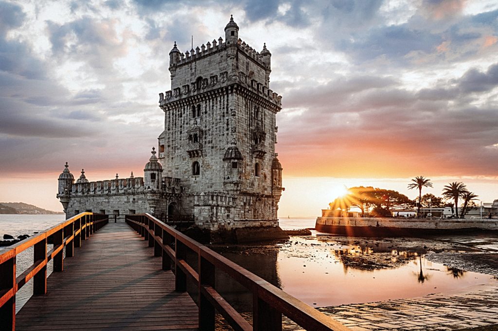 Solnedgang - Torre Belem - Lisboa - Portugal - Celebrity