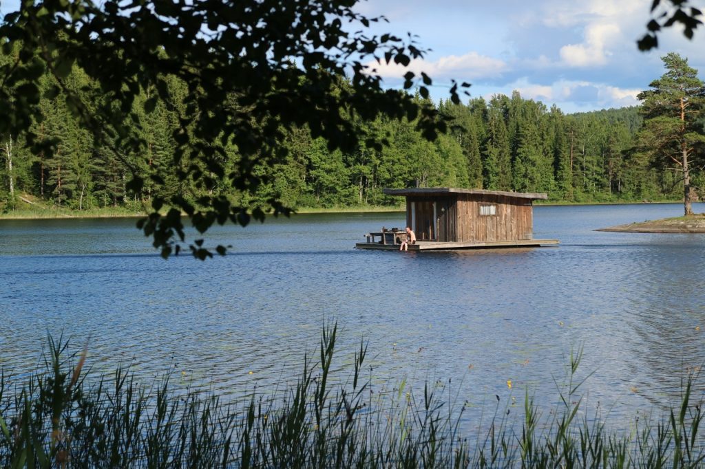 Hytte - Flåte - Overnattingsted - Naturbyn - Långserud - Värmland - Sverige