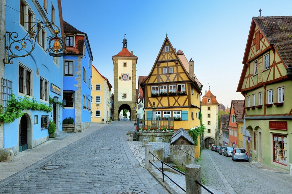 Rothenburg ob der Tauber - Landkreis Ansbach - Mittelfranken - Bayern - Tyskland