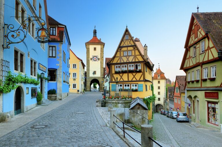 Rothenburg ob der Tauber - Landkreis Ansbach - Mittelfranken - Bayern - Tyskland