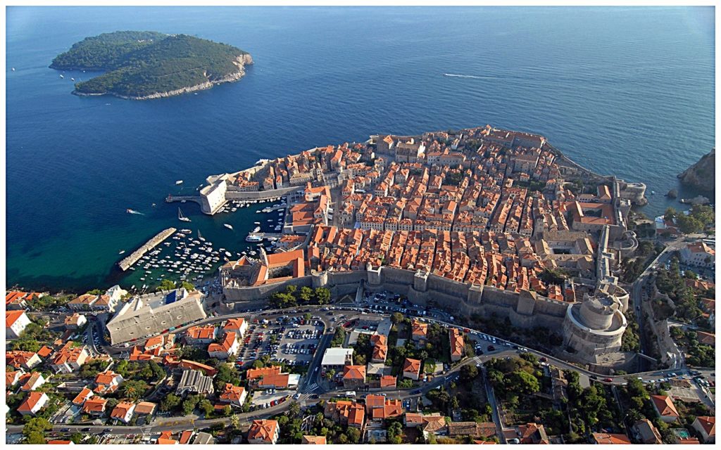 Dubrovnik - Turistby - Adriaterhavskysten - Kroatia