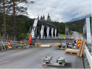 Midlertidig bru - E16 - Valdres - Statens Vegvesen