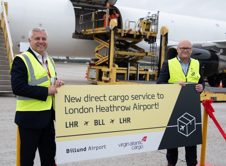 Virgin Atlantic Cargo - ruteåpning - Billund lufthavn - Danmark - August 2022