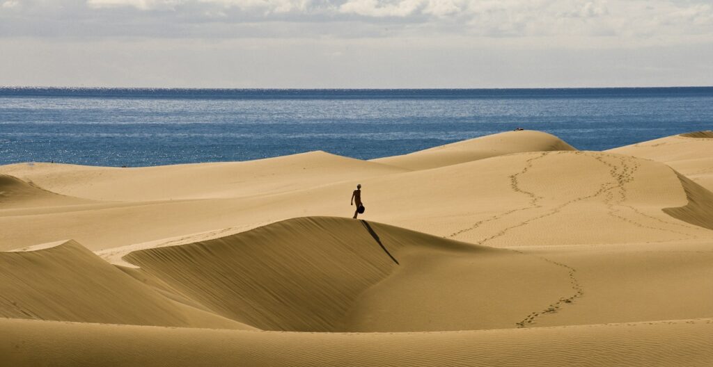 Sanddyner - Maspalomas - Gran Canaria - Kanariøyene - Spania