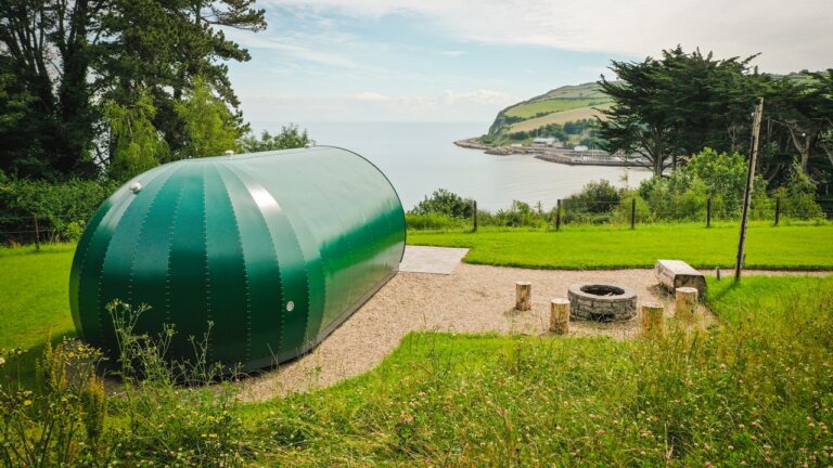 Glamping Pod - Frittstående hotellrom - Glenar Castle - Nord-Irland - Tourisme Ireland