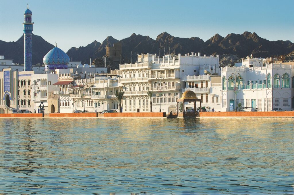 Strandlinje - Moske - Mutrah - Muscat - Oman - Arabiske halvøy