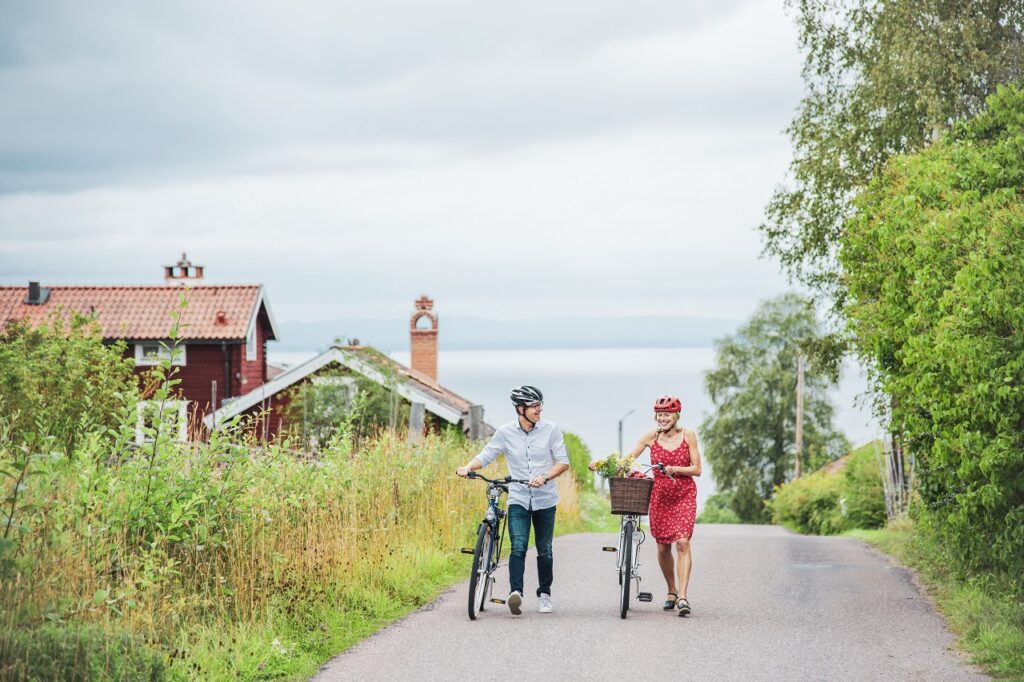 Syklister - Siljansleden - Leksand - Dalarna - Sverige - Opplev Sverige