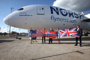Premiere - Oslo - London New York - Norse Atlantic Airways - august 2022