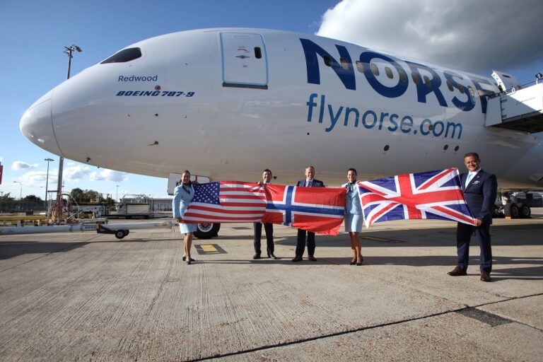 Premiere - Oslo - London New York - Norse Atlantic Airways - august 2022