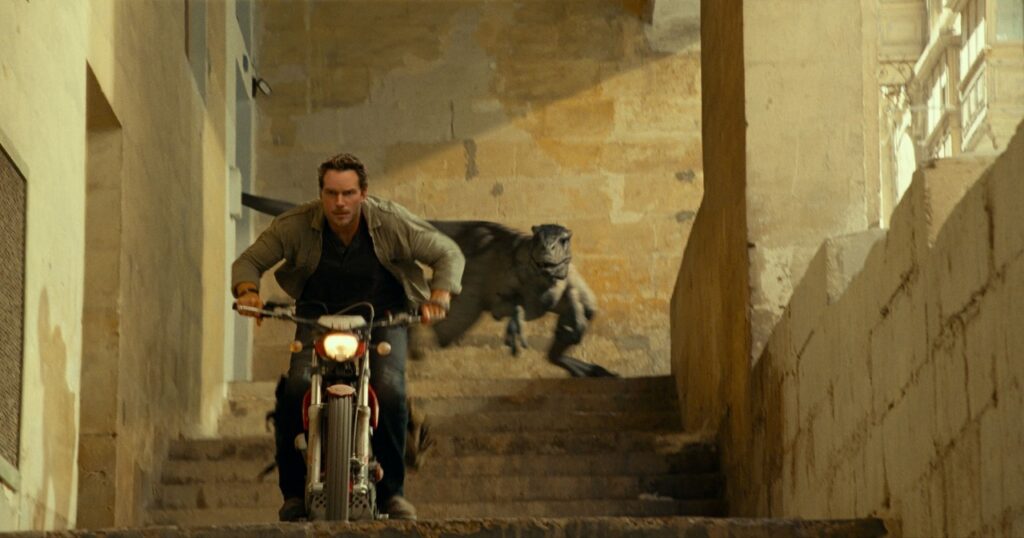 Chris Pratt - Motorsykkel - Jurassic World Dominion - Film - Malta