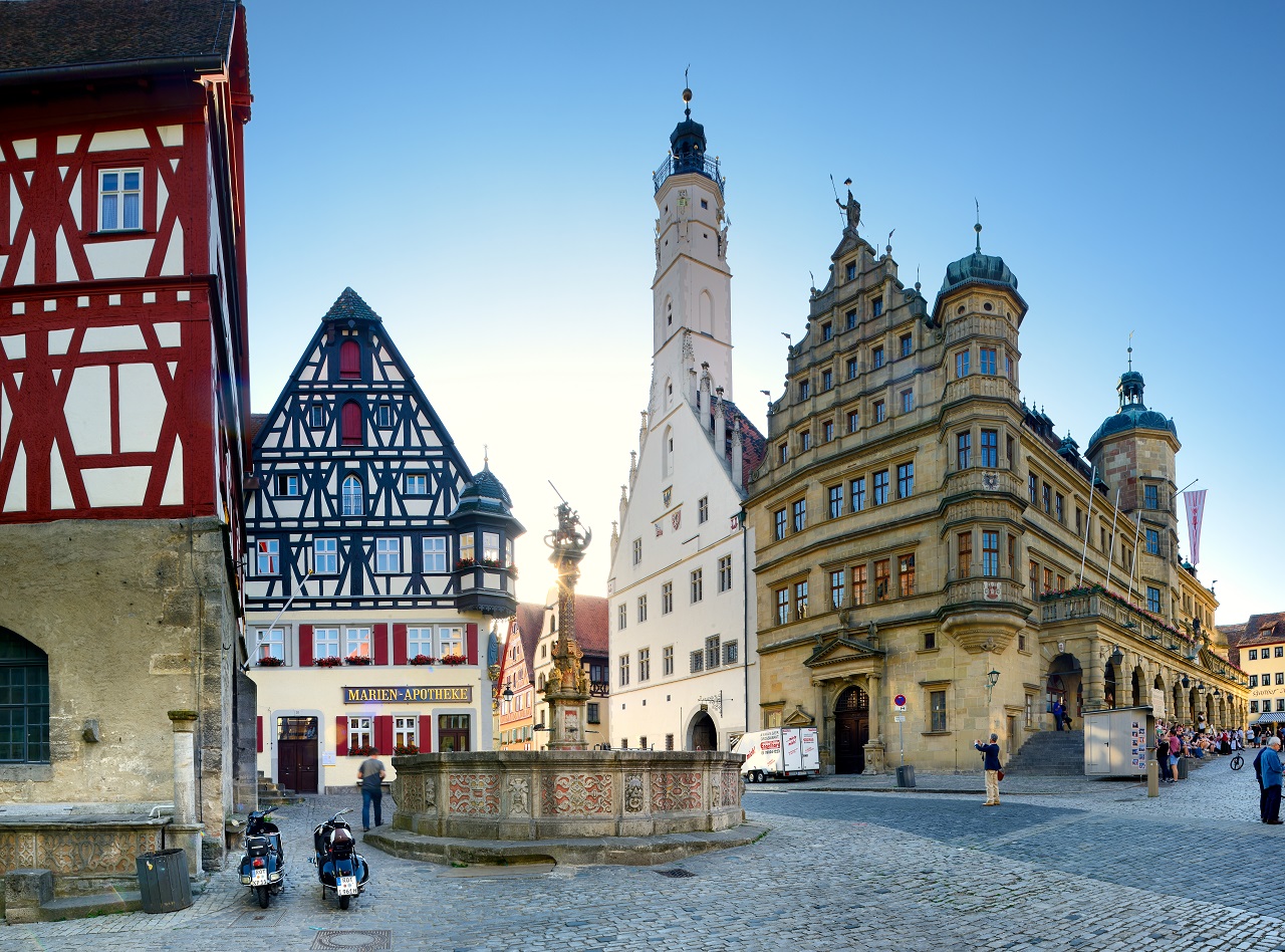 Rådhuset - Town Hall - Rothenburg ob der Tauber - Bayern - Tyskland