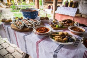 Mat - Lokale spesialiteter - Karanac gastro - Bord - Kroatia