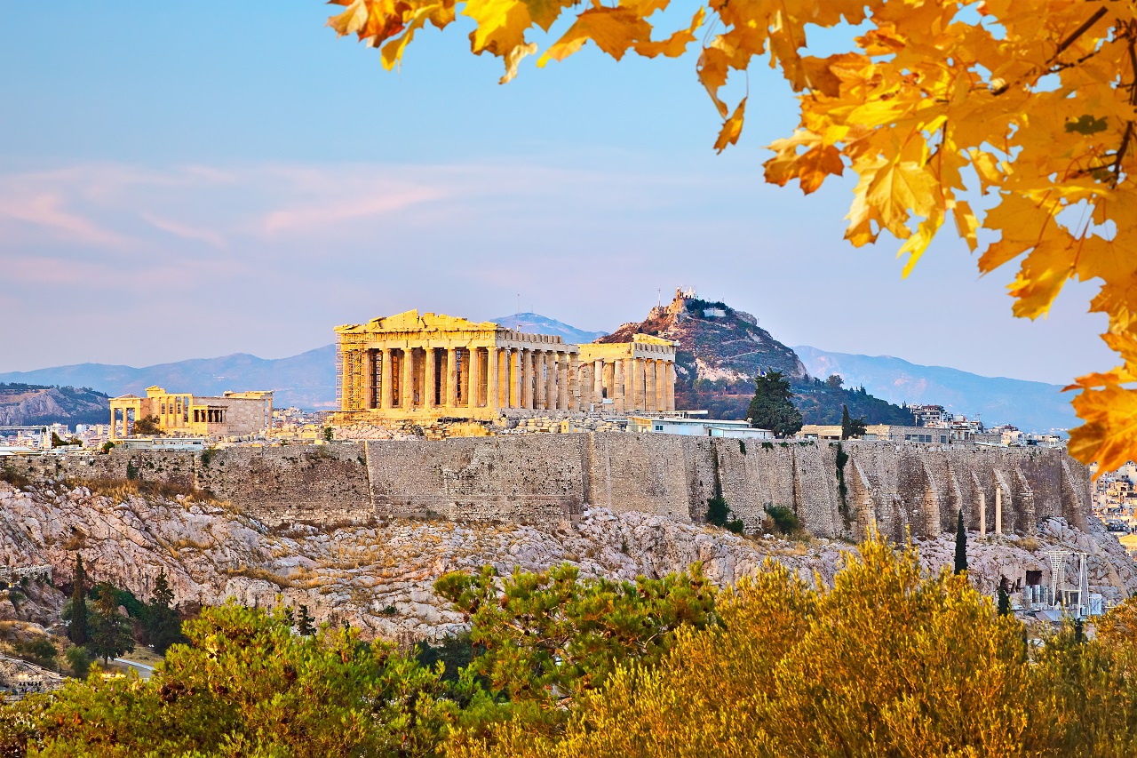 Akropolis - Tempelruiner - Athen - Hellas - Apollo