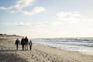 Tur - Strand - Hvide Sande - Jylland - Vesterhavet - Danmark