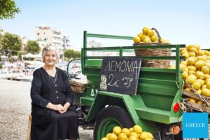 Eldre dame - Sitronselger - Market - Hellas - Apollo
