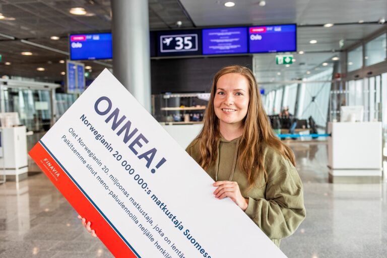 Norwegian - Finavia- Helsingfors - Helsinki - Vanda - 12 år - Pax 20 millioner
