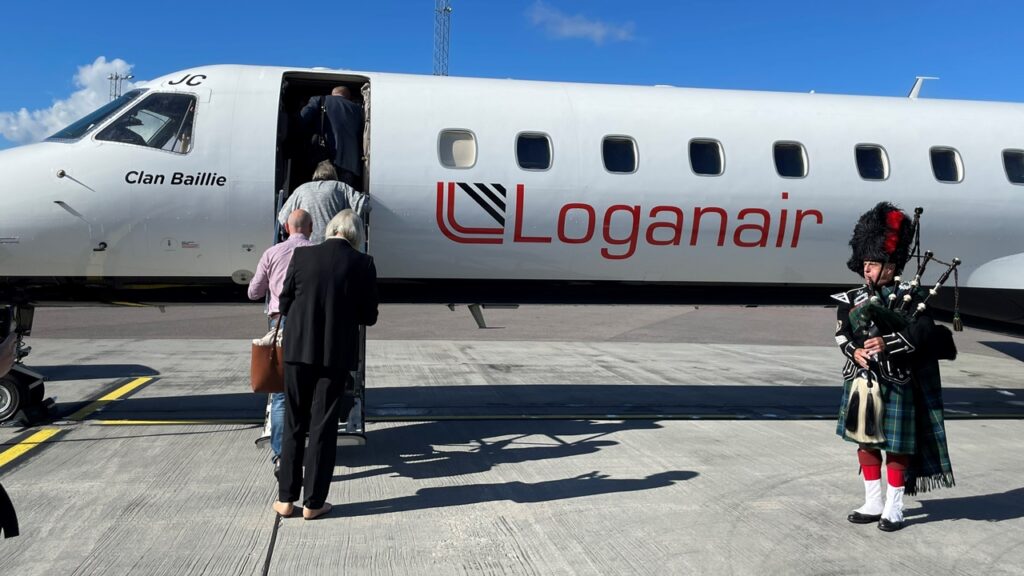 Embraer 145 - Loganair - Regionaljetfly - Oslo - Aberdeen - Gjenåpning 2022