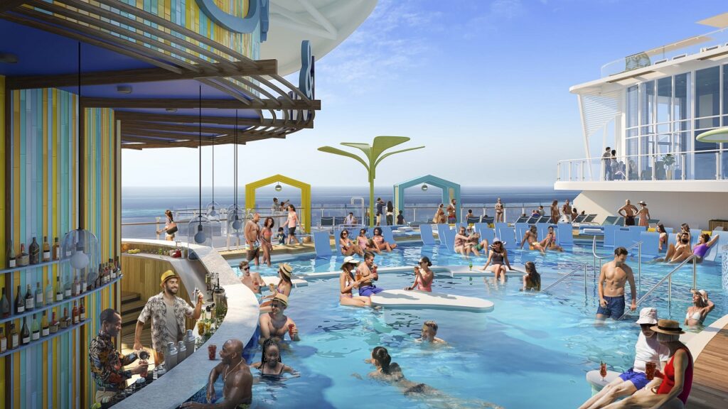 Swim & Tonic Bar - Pool - - Icon of the Seas - Royal Caribbean