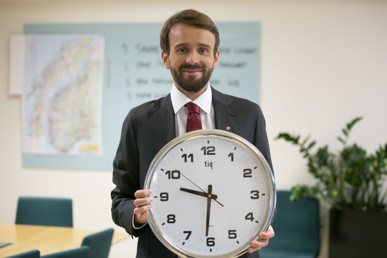 Jan Christian Vestre - Statsråd - Sommertid - Vintertid - Klokke