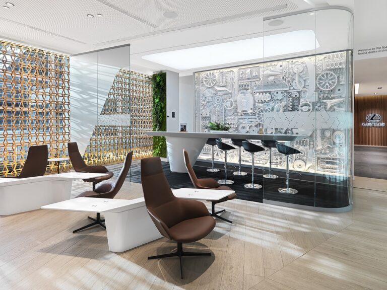 Flyplasslounge - “THE LOFT” by Brussels Airlines og Lexus - Brussel Airport - Belgia