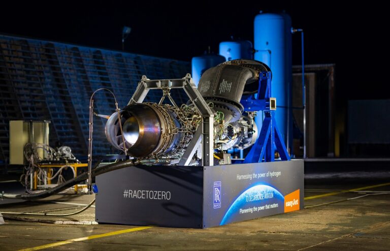 Rolls-Royce - easyJet - Hydrogen test - November 2022