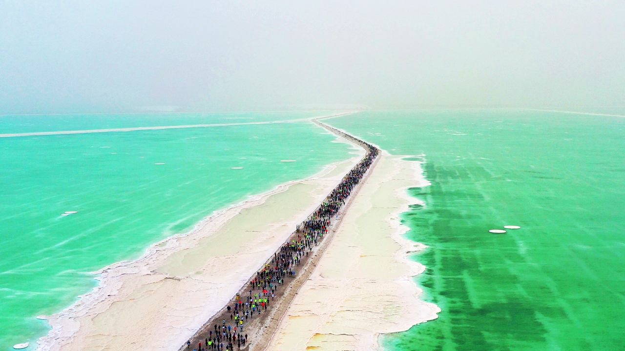 Dead Sea Marathon Sea - Marathonløp - Dødehavet - Israel