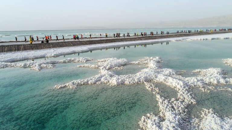 Dead Sea Marathon Sea - Marathonløp - Dødehavet - Israel
