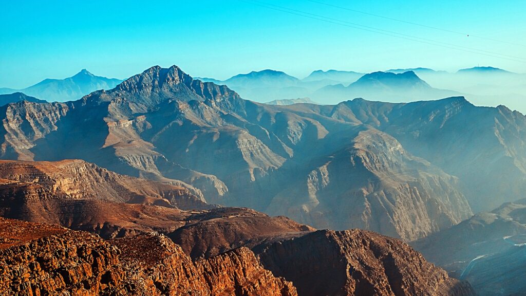 Jebel Jais - Fjellkjede - Ras Al Khaimah - UAE - Midt-Østen