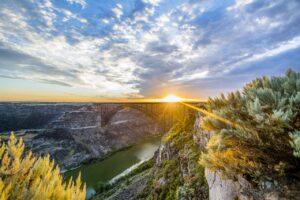 Perrine Memorial Bridge - Twin Dalls - Jerome - Idaho - USA