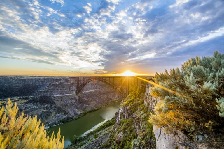 Perrine Memorial Bridge - Twin Dalls - Jerome - Idaho - USA