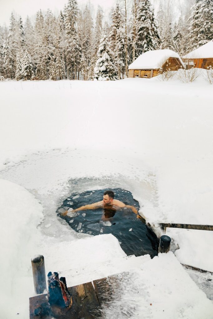 Isbading - Ice hole swimming - Sauna - Landsbygda - Estland