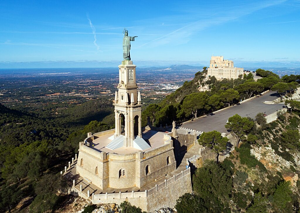 Kristusstatue - Santuari de Montí Sión - Kloster - Porreres - Mallorca - Spania