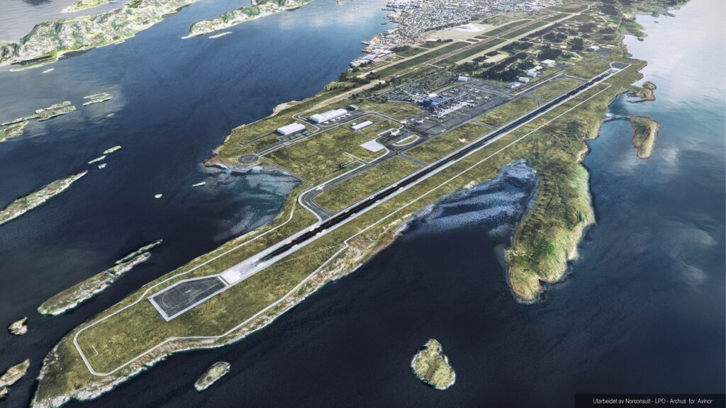 Avinor - Bodø nye lufthavn - Utbygging - Nordland fylke