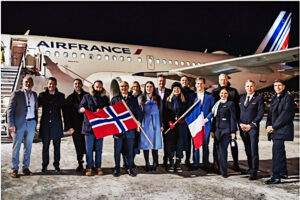 Ruteåpning - Tromsø - Paris - Air France - Tromsø lufthavn - 2022