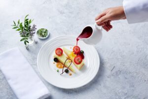 Lemon tart - Sitronkake - Vegansk - Emirates Airline