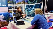 Formatet på Norwegian Travel Workshop fungerer på samme måte som speed dating – det er 15 minutter satt av til hvert enkelt møte (Foto: Innovasjon Norge)
