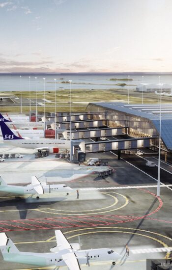 Illustrasjon - Nye Bodø lufthavn - Avinor - 2021